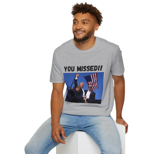 YOU MISSED!! Trump/Vance 2024 T-Shirt